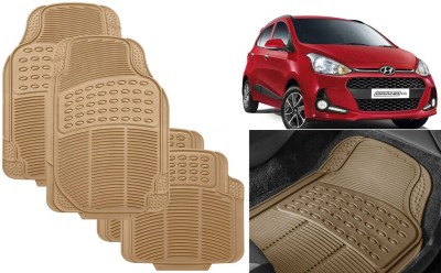 Auto Kite Rubber, PVC Standard Mat For  Hyundai Grand i10(Beige)