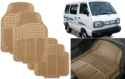 Auto Kite Rubber, PVC Standard Mat For  Maruti Suzuki Omni(Beige)