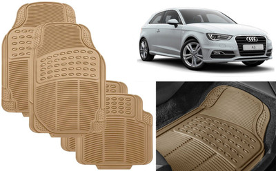 Auto Kite Rubber, PVC Standard Mat For  Audi A3(Beige)