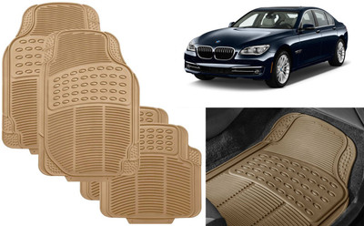 Auto Kite Rubber, PVC Standard Mat For  BMW 7 Series(Beige)
