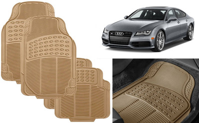 Auto Kite Rubber, PVC Standard Mat For  Audi S7(Beige)