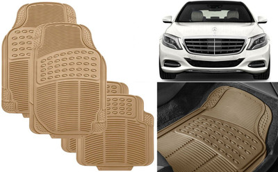 Auto Kite Rubber, PVC Standard Mat For  Mercedes Benz S-Class(Beige)