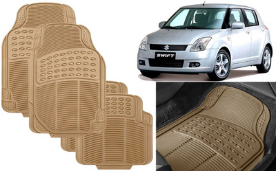 Auto Kite Rubber, PVC Standard Mat For  Maruti Suzuki Swift(Beige)