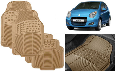 Auto Kite Rubber, PVC Standard Mat For  Maruti Suzuki A-Star(Beige)