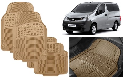 Auto Kite Rubber, PVC Standard Mat For  Nissan Evalia(Beige)