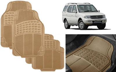 Auto Kite Rubber, PVC Standard Mat For  Tata Safari Storme(Beige)