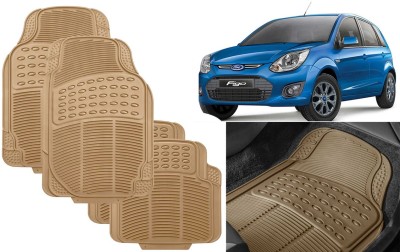 Auto Kite Rubber, PVC Standard Mat For  Ford Figo(Beige)