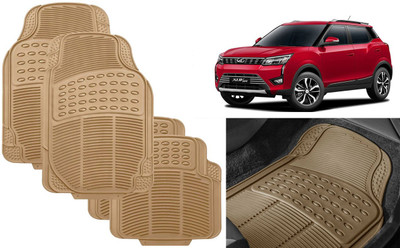 Auto Kite Rubber, PVC Standard Mat For  Mahindra XUV 300(Beige)