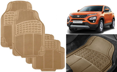 Auto Kite Rubber, PVC Standard Mat For  Tata Harrier(Beige)