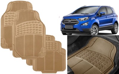 Auto Kite Rubber, PVC Standard Mat For  Ford Ecosport(Beige)