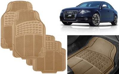 Auto Kite Rubber, PVC Standard Mat For  Audi S4(Beige)