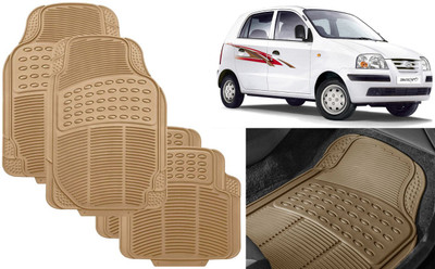 Auto Kite Rubber, PVC Standard Mat For  Hyundai Santro Xing(Beige)