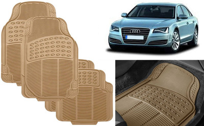 Auto Kite Rubber, PVC Standard Mat For  Audi A8(Beige)