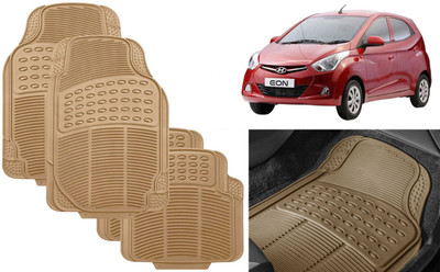 Auto Kite Rubber, PVC Standard Mat For  Hyundai Eon(Beige)