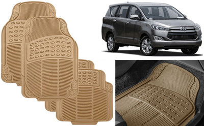 Auto Kite Rubber, PVC Standard Mat For  Toyota Innova Crysta(Beige)