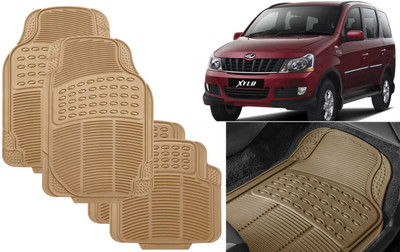 Auto Kite Rubber, PVC Standard Mat For  Mahindra Xylo(Beige)