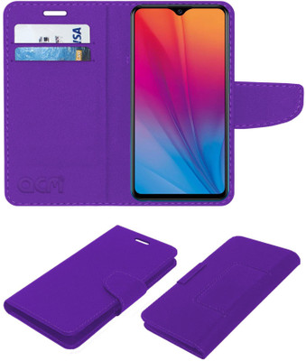 ACM Flip Cover for Vivo 1820(Purple, Cases with Holder)
