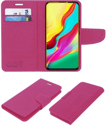 ACM Flip Cover for Infinix S5 Pro(Pink, Cases with Holder, Pack of: 1)