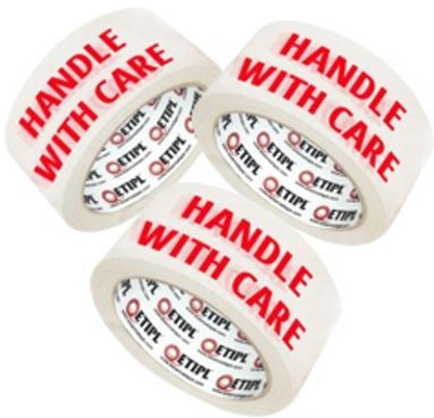 etipl Single Sided Automatic Tape (Manual)(Set of 72, White, Red)