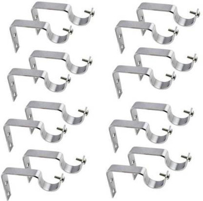 PRR Collection Silver Rod Rail Bracket Metal(Pack of 16)