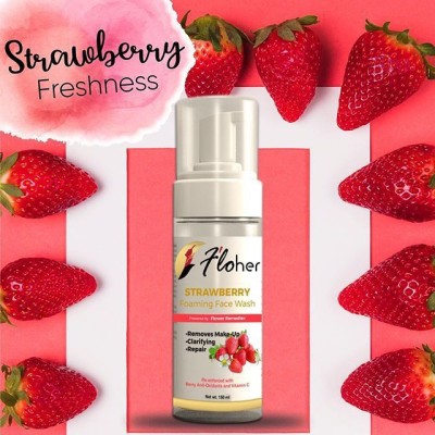 F'loher Strawberry Foaming Face Wash(150 g)