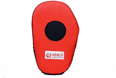 HENCO Focus Boxing and Karate Punching Pads/Coach Pads, 30 cm x 7 cm Focus Pad(Red)
