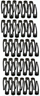 Pranavi Collection TIKTAK05 Tic Tac Clip(Black)