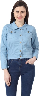 Saira fashion 3/4th Sleeve Solid Women Denim Jacket