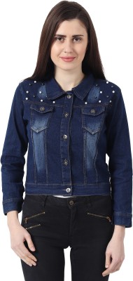 Saira fashion Full Sleeve Washed Women Denim Jacket