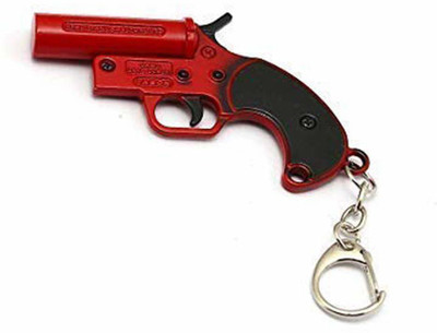 gtrp Red PUBG Battlegrounds Flare Gun Metal Key Chain Key Chain