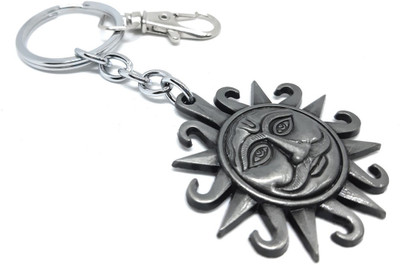 Aura Full Metal Sun God Key Ring Surya Suryavanshi Suraj Dada Bhagwan Key Chain