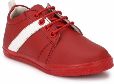 Tuskey Boys Lace Sneakers(Red)