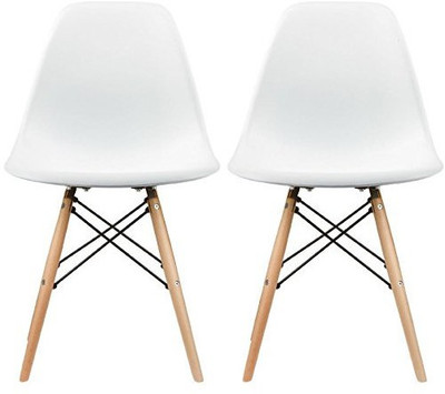 Urbancart Modern DSW Chair, Shell Lounge Chair for Kitchen, Dining, Bedroom, Living Room Side Chair(White) Solid Wood Living Room Chair(Finish Color - White, DIY(Do-It-Yourself)) Urbancart Modern DSW Chair, Shell Lounge Chair for Kitchen, Dining, Bedroom, Living Room Side Chair(White) Solid Wood Living Room Chair(Finish Color - White, DIY(Do-It-Yourself))
