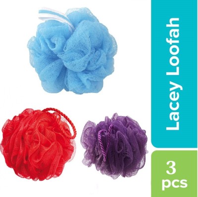 TRUOM Loofah(Pack of 3, Multicolor)