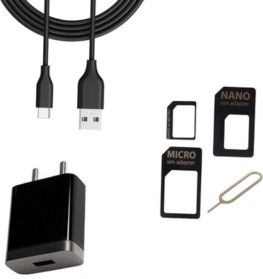 SARVIN Wall Charger Accessory Combo for Huawei Y9 Prime 2019(White)
