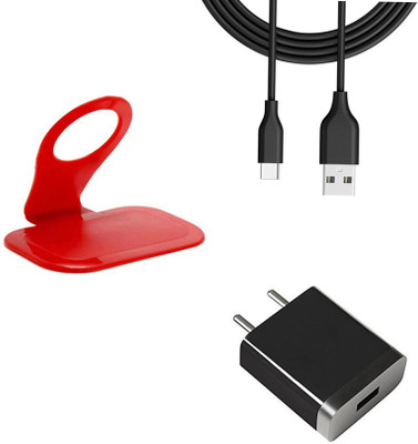 SARVIN Wall Charger Accessory Combo for Motorola One Macro(White)