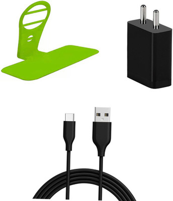DAKRON Wall Charger Accessory Combo for Lenovo K10 Plus(Black)