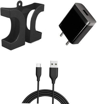 DAKRON Wall Charger Accessory Combo for OPPO A5 2020(White)