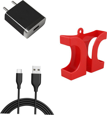 DAKRON Wall Charger Accessory Combo for LG G8s ThinQ(Multicolor)