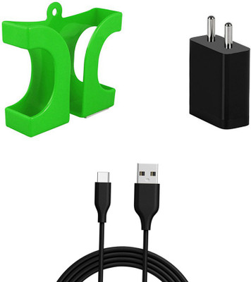 DAKRON Wall Charger Accessory Combo for LG W30 Plus(Black, Green)
