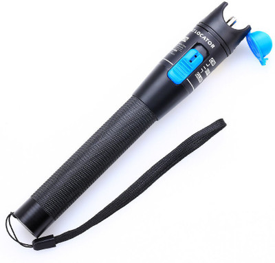 Techtest 10mw 10km Visual Fault Locator Fiber Optic Laser Cable Tester Equipment Pen Analog Multimeter(Black 8000 Counts)
