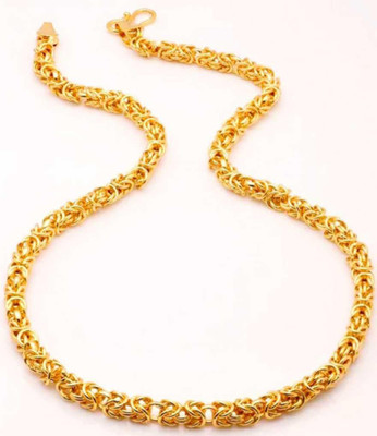 JD ENTERPRISE CHAIN-08 Gold-plated Plated Brass Chain