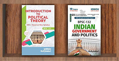IGNOU BAG (New CBCS) BPSC-131 Introduction To Political Theory And BPSC-132 Indian Government And Politics (English) First Year Combo Of Ignou Help Books(Paperback, Gullybaba.com Panel) IGNOU BAG (New CBCS) BPSC-131 Introduction To Political Theory And BPSC-132 Indian Government And Politics (English) First Year Combo Of Ignou Help Books(Paperback, Gullybaba.com Panel)