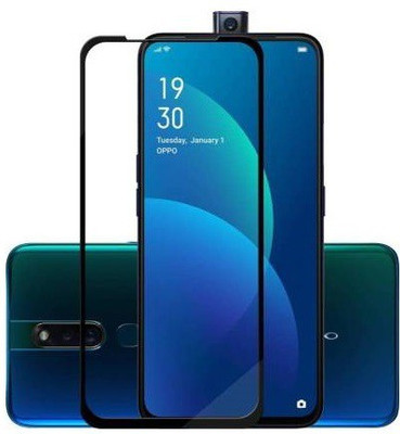AKSHUD Edge To Edge Tempered Glass for Realme X(Pack of 1)