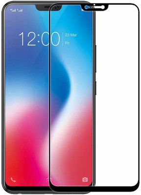 SHINESONIC ELECTRONICS Edge To Edge Tempered Glass for Tempered Glass Vivo V9 Screen Protector Maximum Protection 6D Touch Ultra Slim Notch Cutout Case Friendly 9H Hardness for Vivo V9(Pack of 1)