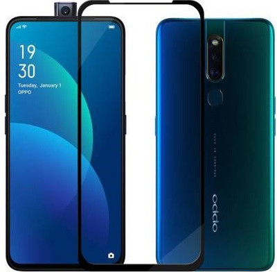 AKSHUD Edge To Edge Tempered Glass for Realme X(Pack of 1)