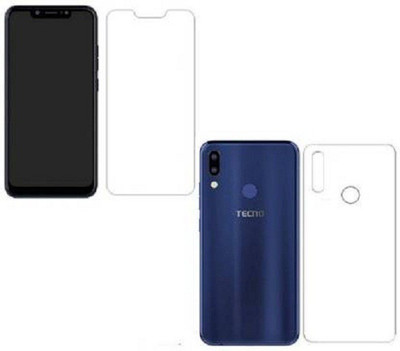 Anaya Front and Back Screen Guard for Tecno Camon I Sky 3(Pack of 3)