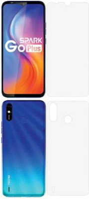 Anaya Front and Back Screen Guard for Tecno Spark Go(Pack of 3)