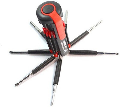 vyog Enterprise 8 in 1 Multi Screwdriver with LED Portable Torch Combination Screwdriver Set(Pack of 8)