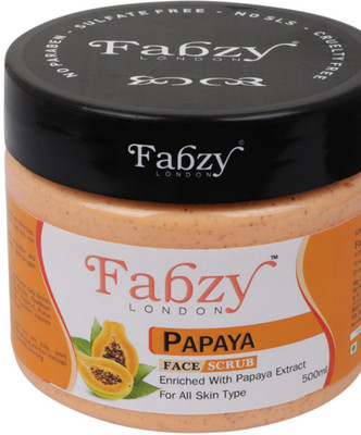 fabzy LONDON Papaya Scrub 500 ml Scrub(500 ml)